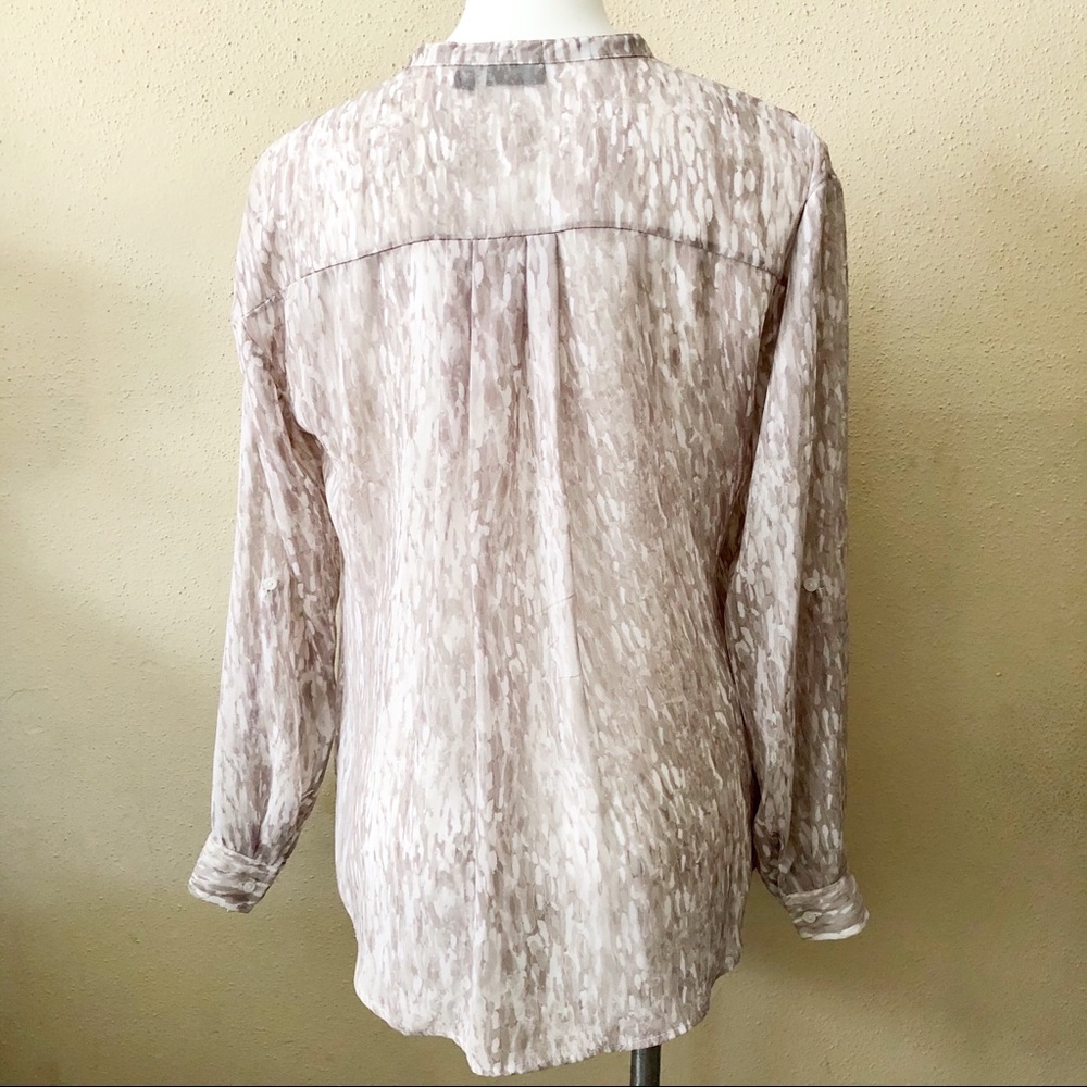 A.n.a pattern button front blouse - Picture 5 of 8